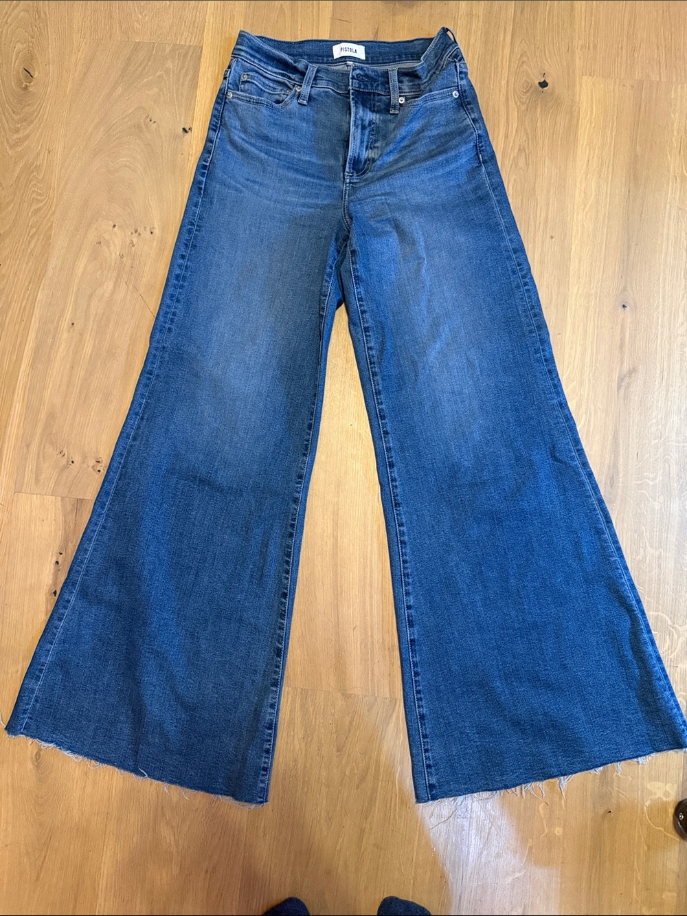 Pistola Dark Blue Wide Leg Jeans